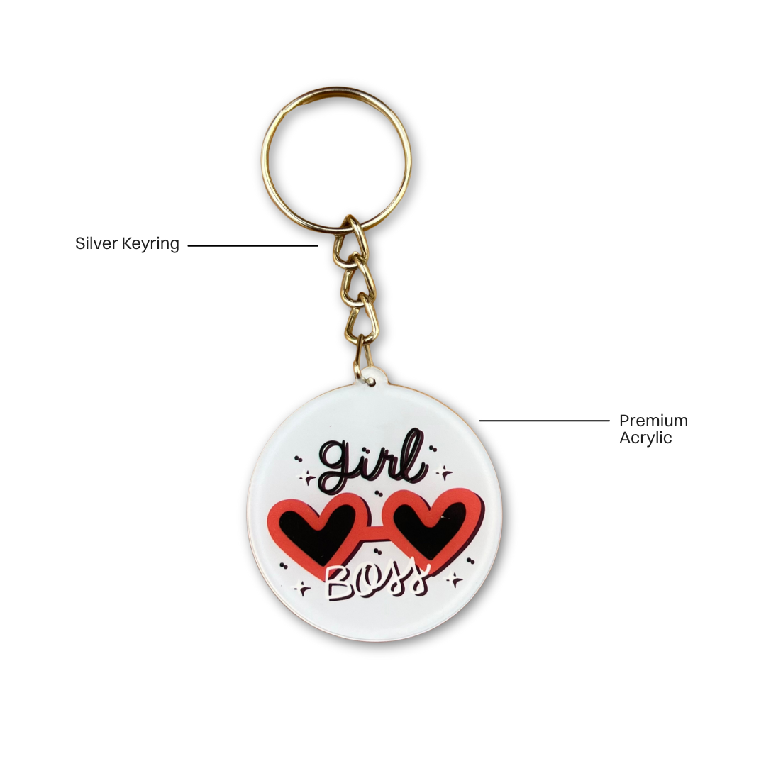 Girl Boss Keychain