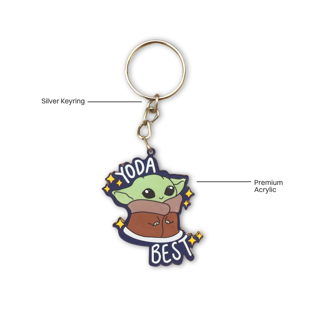 Yoda Best Keychain