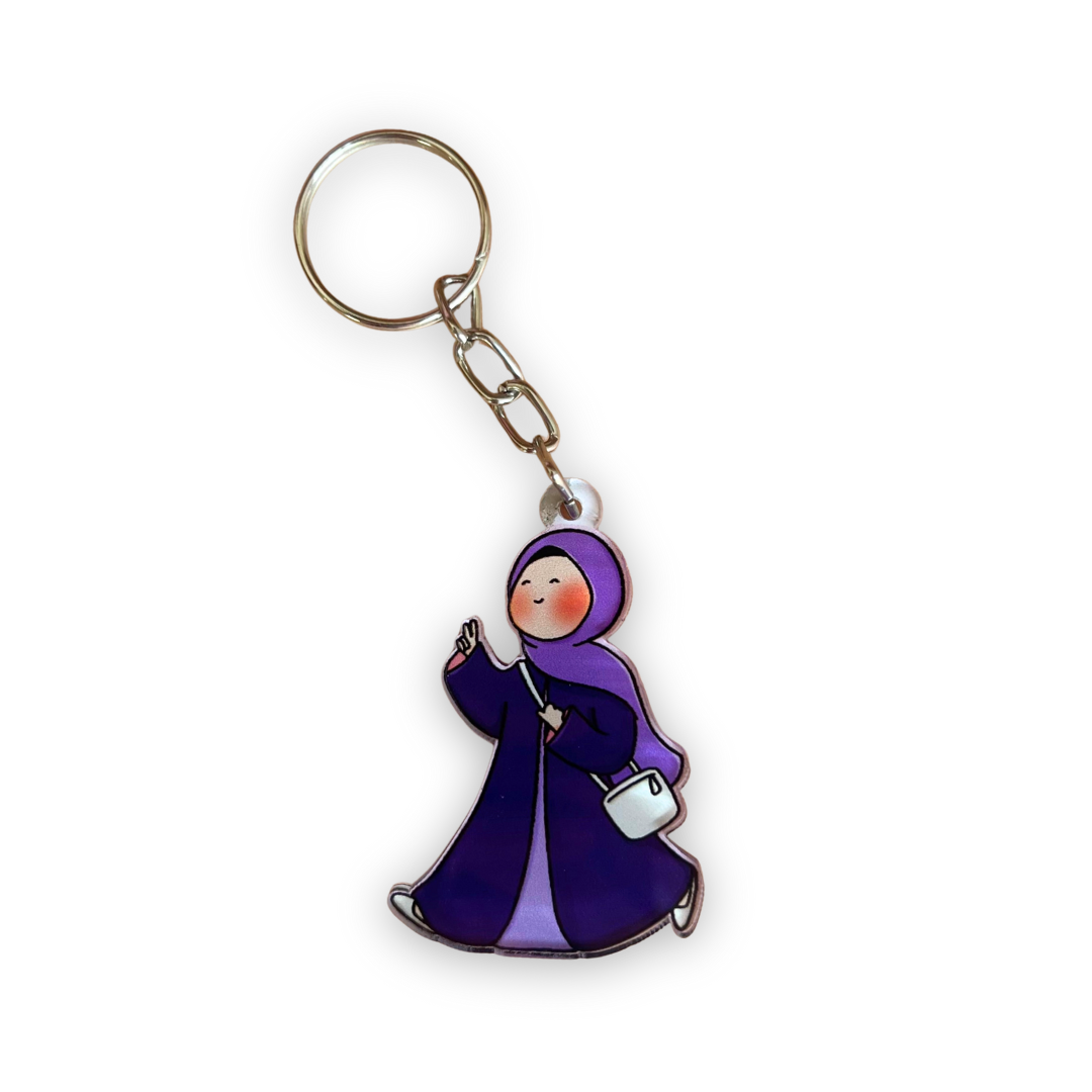 Hijabi On The Go Keychain