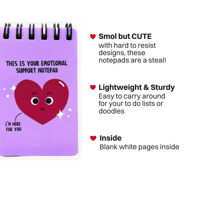 Emotional Support Notepad