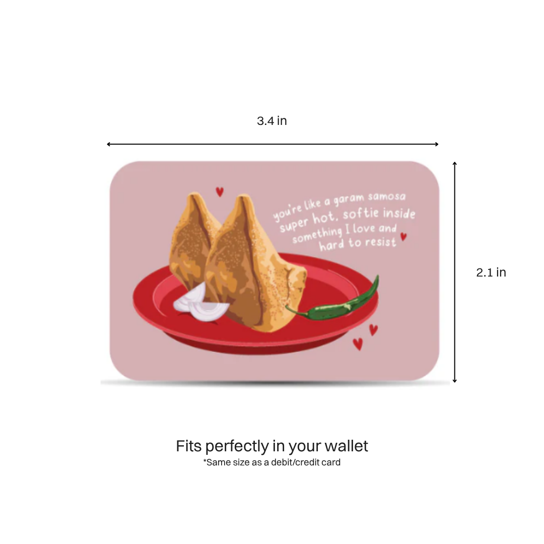 Samosa Wallet Card