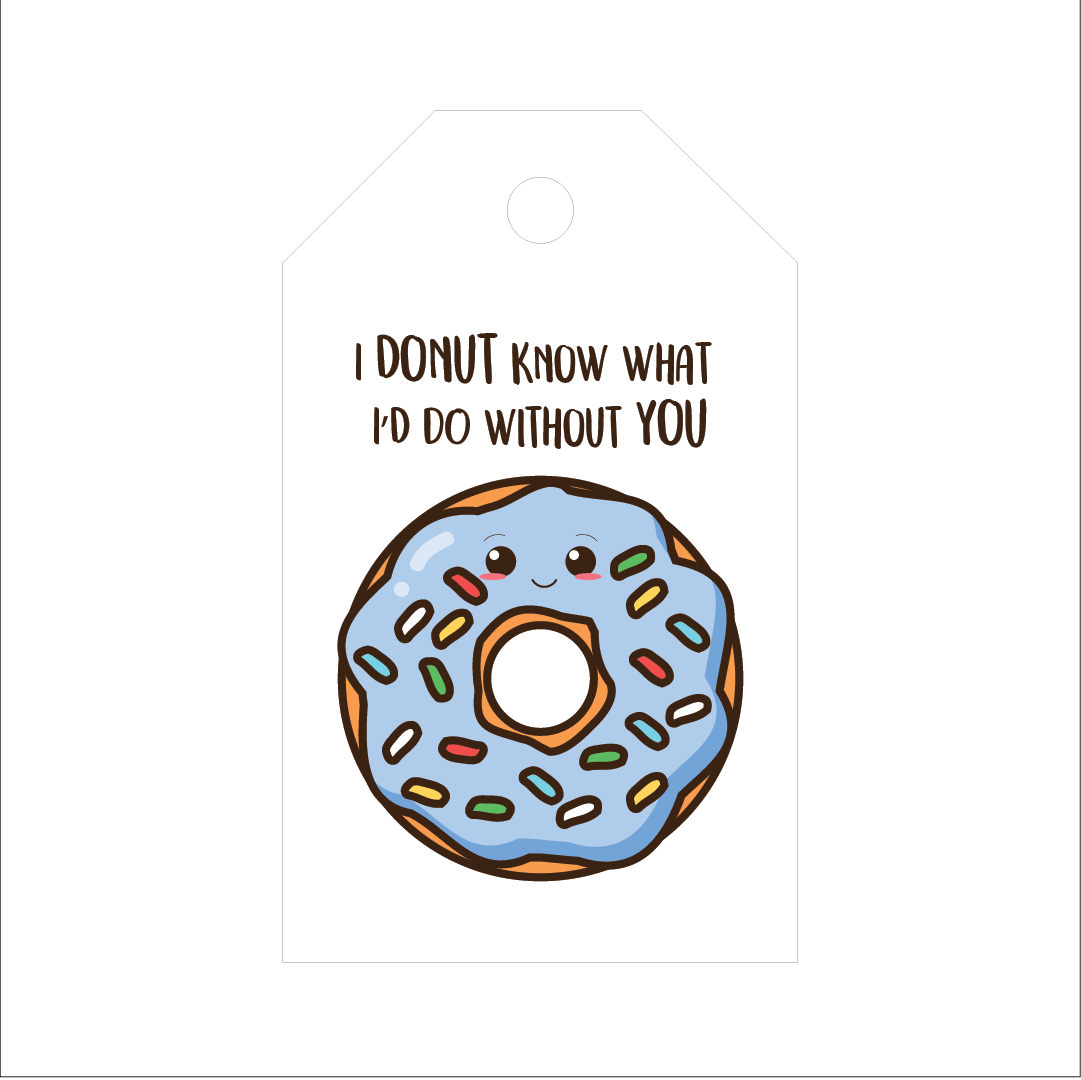 Donut Gift Tag