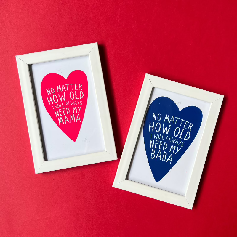 Mama Heart Frame