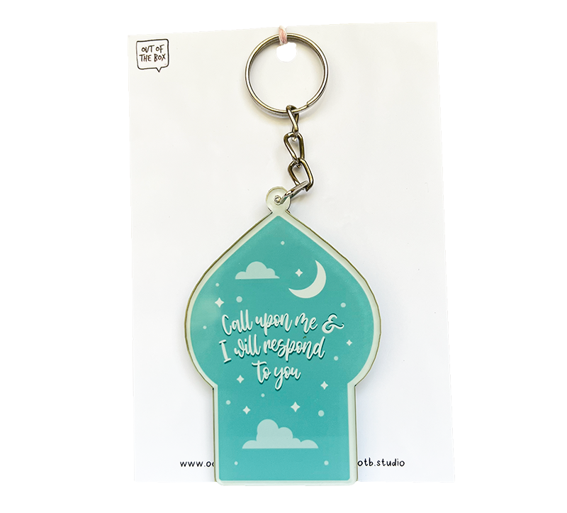 Call Upon Me & I will Respond To You Keychain