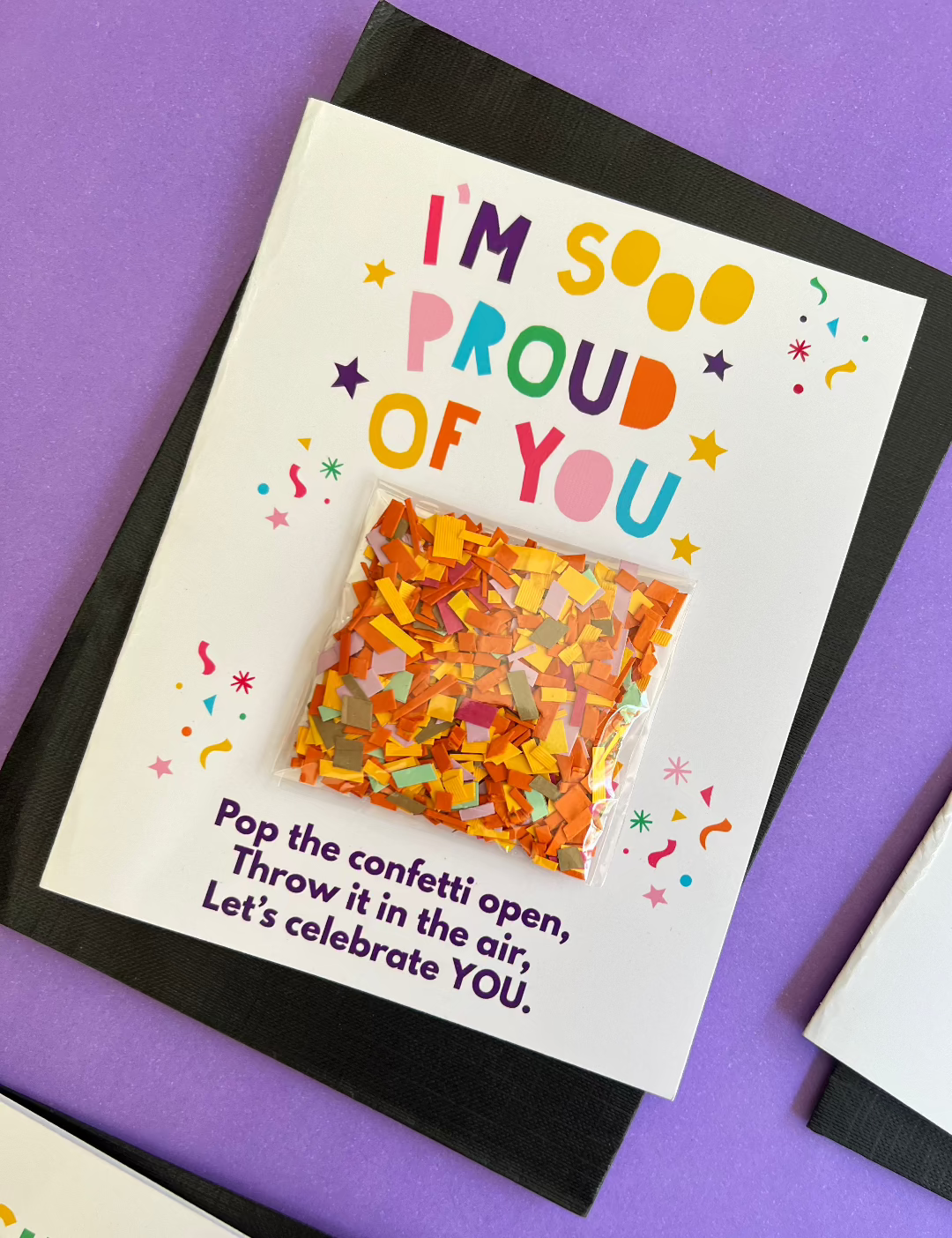 I'm SO Proud of You Confetti Card