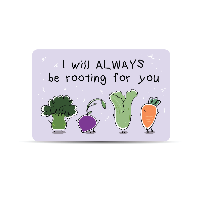 Rooting For You Wallet Card