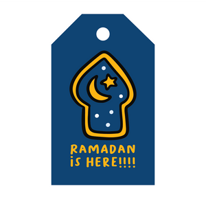 Ramadan is here Gift Tag