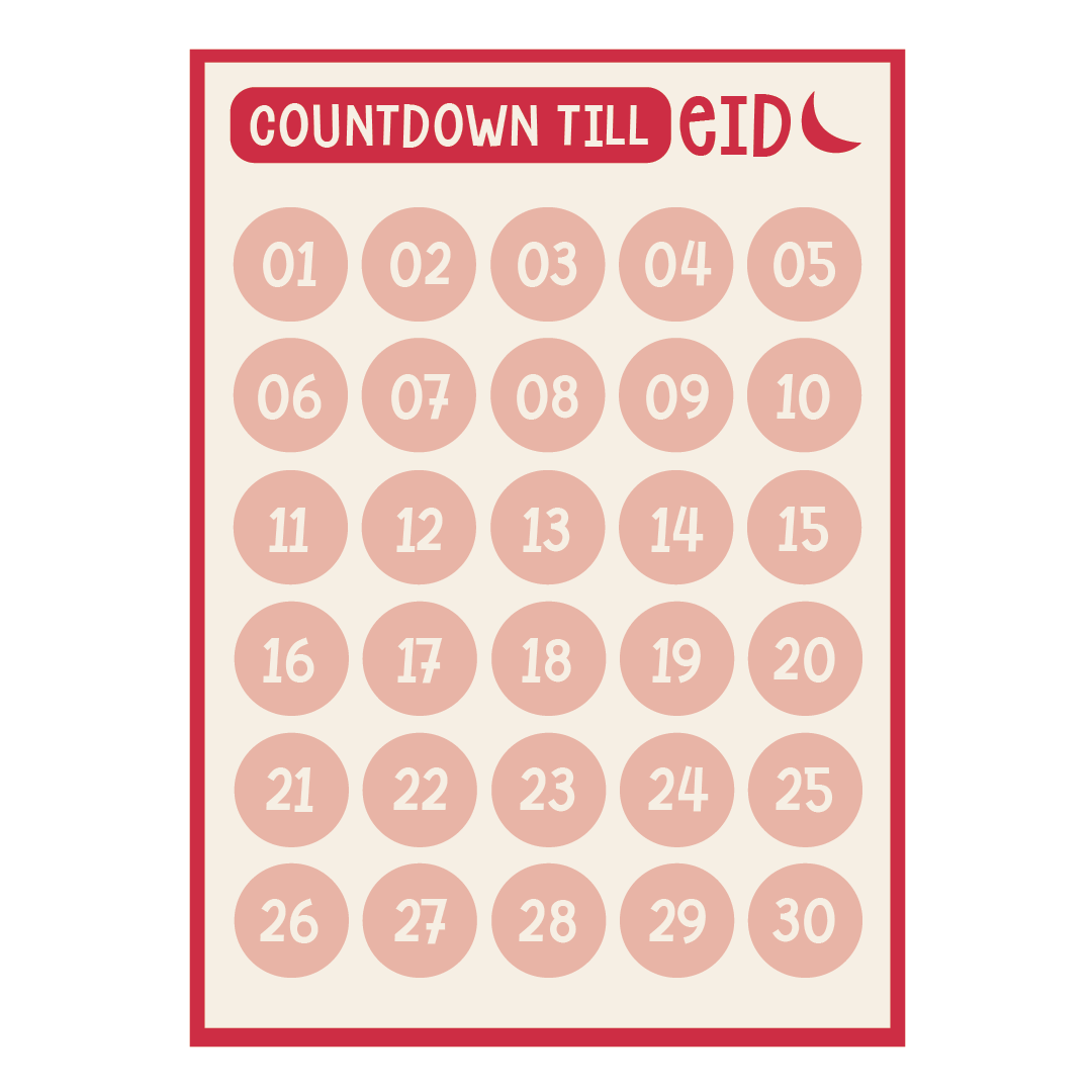 Copy of Countdown to EID (red)