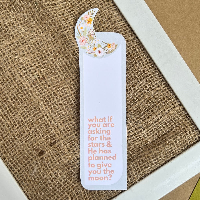 Moon Bookmark I Islamic Quote