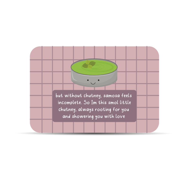 Samosa Wallet Card