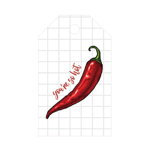 Chilli Hot Gift Tag