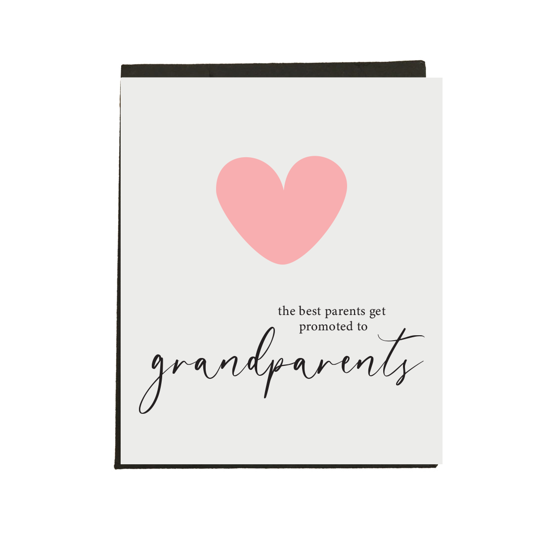 Promoted to Grandparents Card