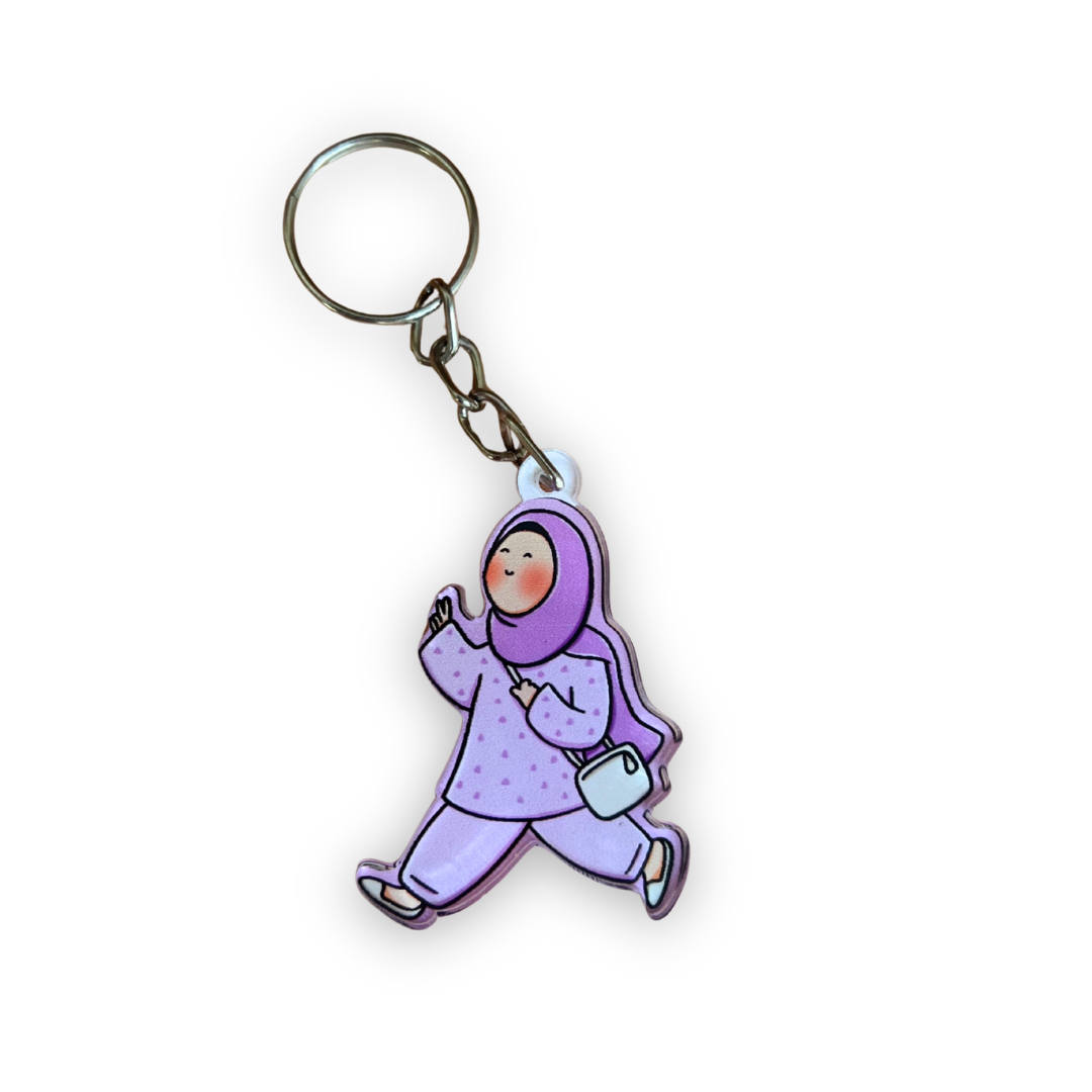 Hijabi On The Go Keychain