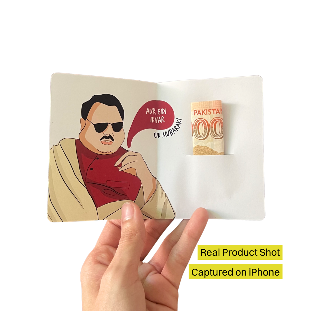 Aik Eidi Idhar I Altaf Hussain I Eidi Money Cards I Funny Eid Card