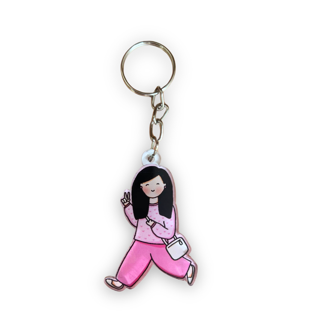 Girl Keychain