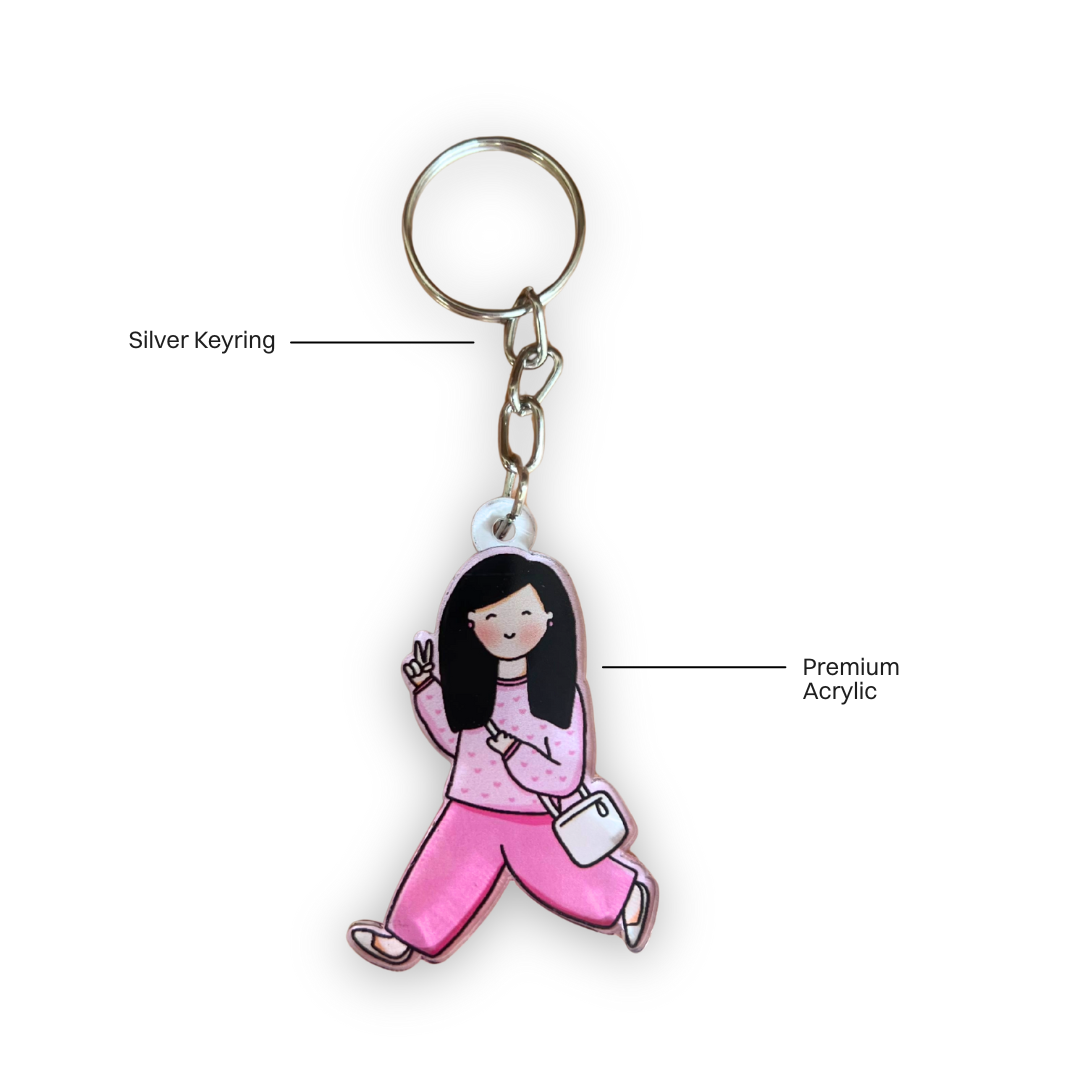 Girl Keychain