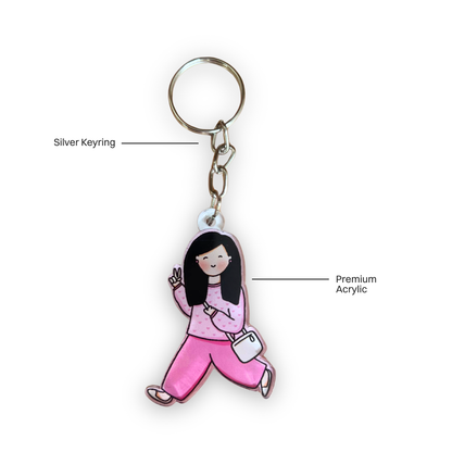 Girl Keychain