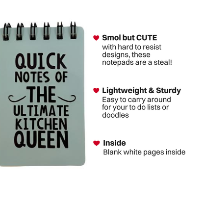 Ultimate Kitchen Queen Notepad