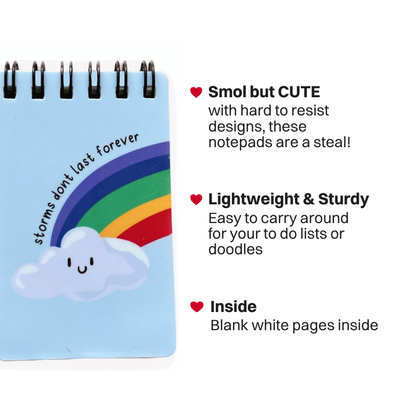 Storms & Rainbow Notepad
