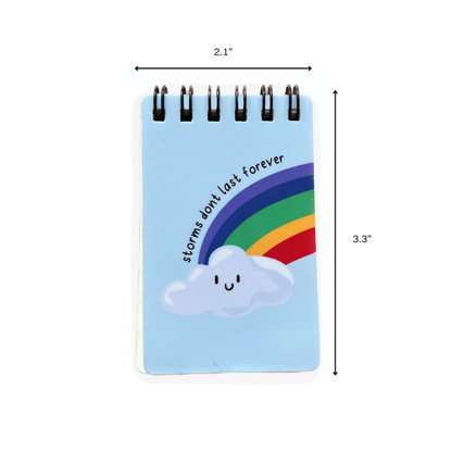 Storms & Rainbow Notepad