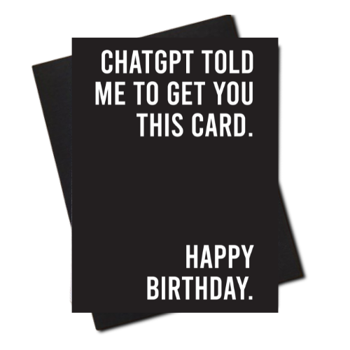 Chatgpt Birthday Greeting Card