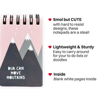 Dua Can Move Mountains Notepad