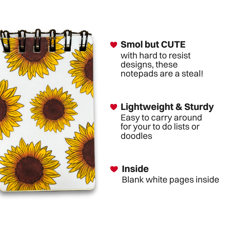 Sunflower Notepad