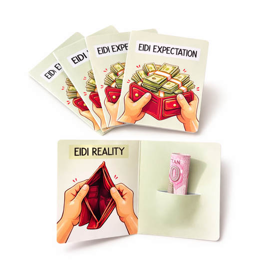 Eid Expectation vs Reality I Eidi Money Cards I Funny Eid Card