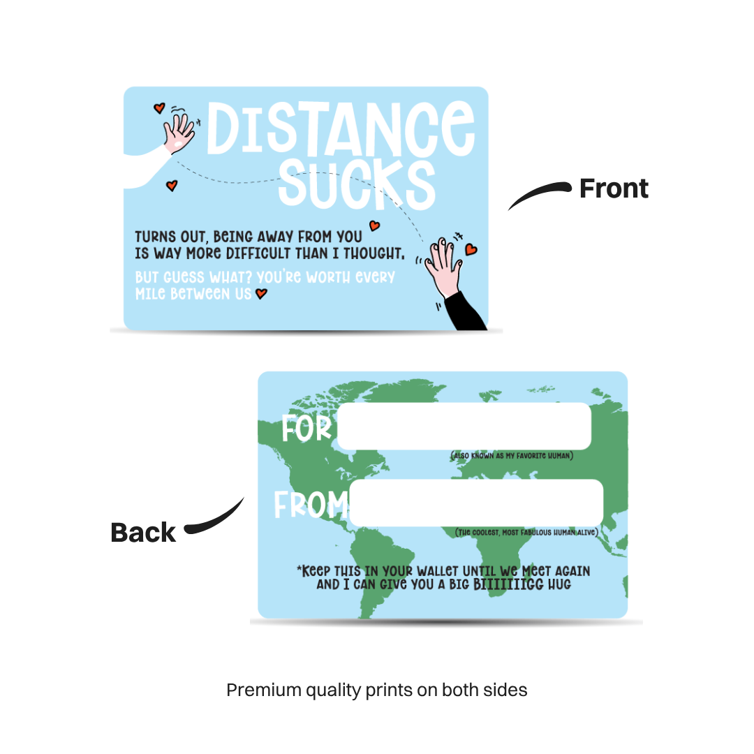 Long Distance Wallet Card
