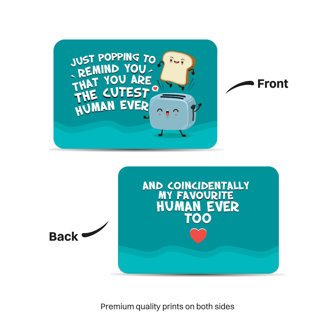 Cutest Human Ever Wallet Card