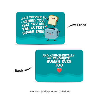 Cutest Human Ever Wallet Card