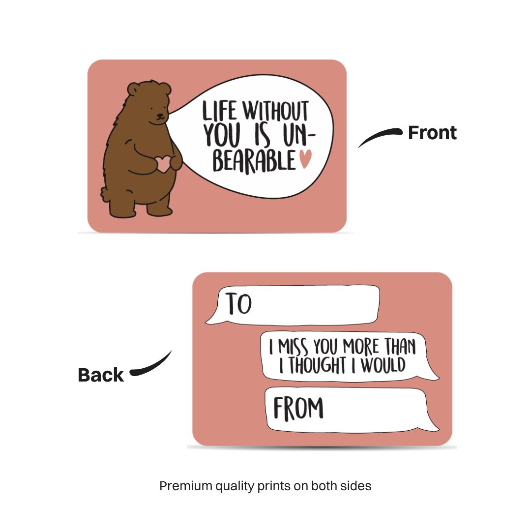 Bear Wallet Card