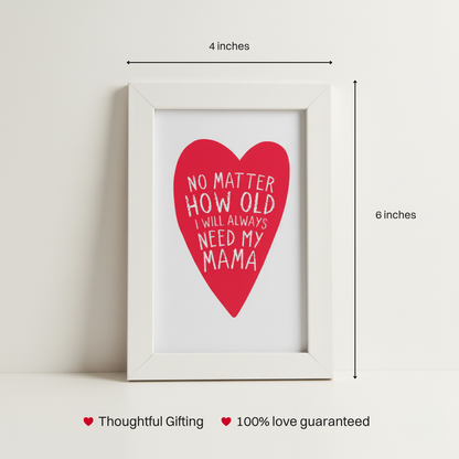Mama Heart Frame