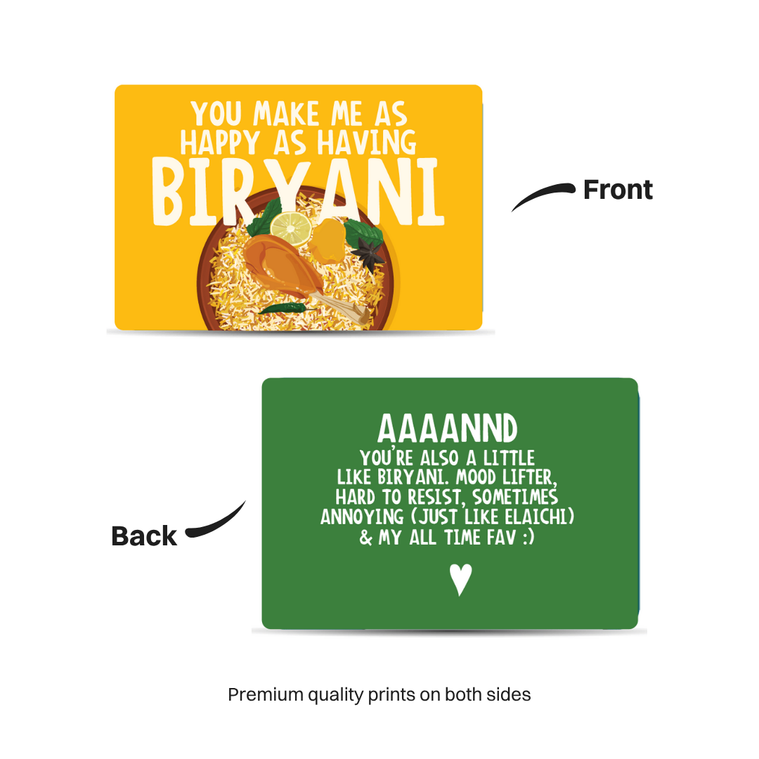 Biryani Wallet Card