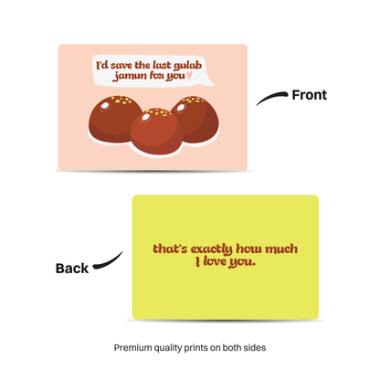 Gulab Jamun Wallet Card