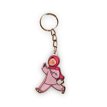 Hijabi On The Go Keychain