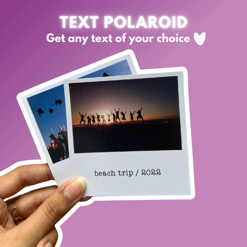 Text Polaroid