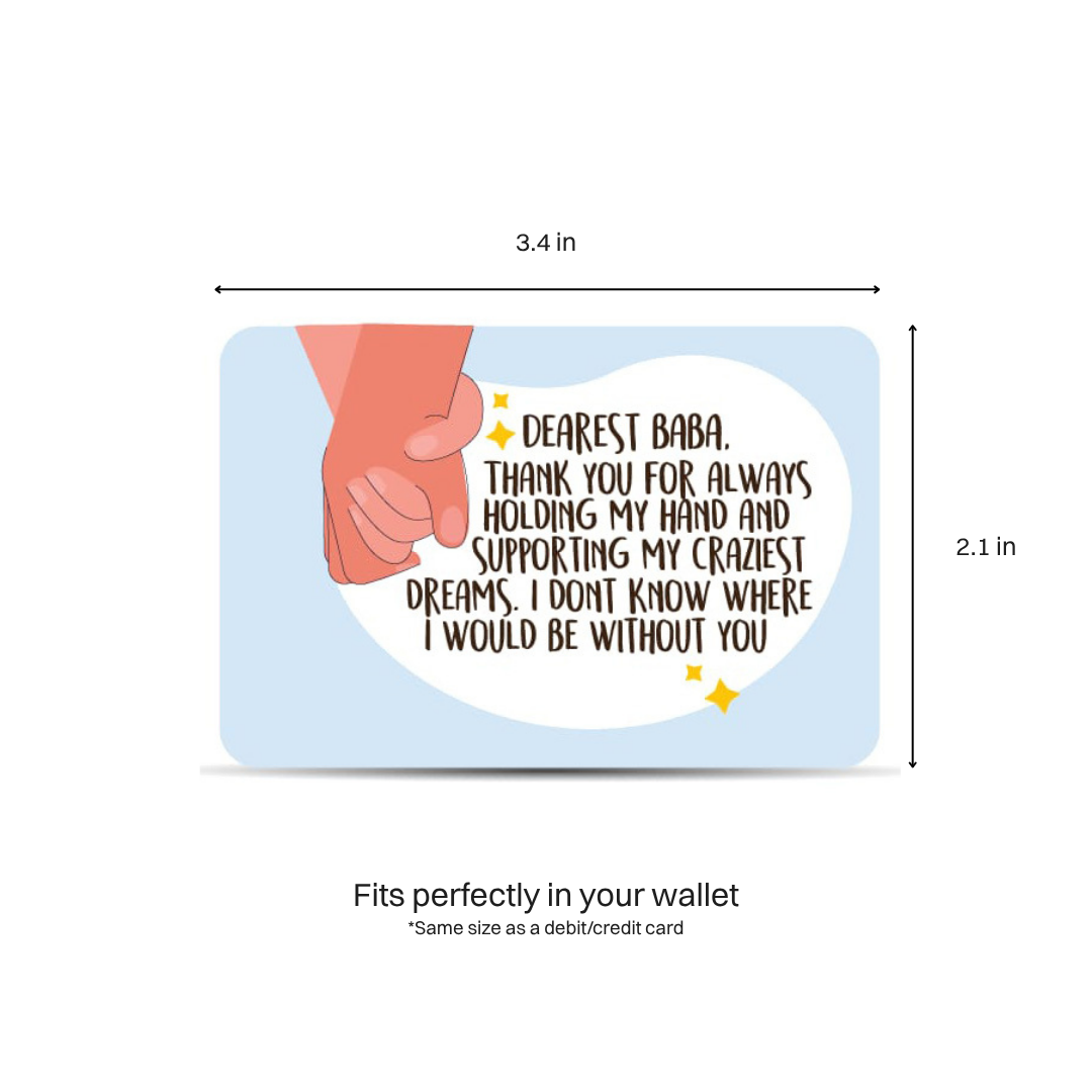 Baba Wallet Card