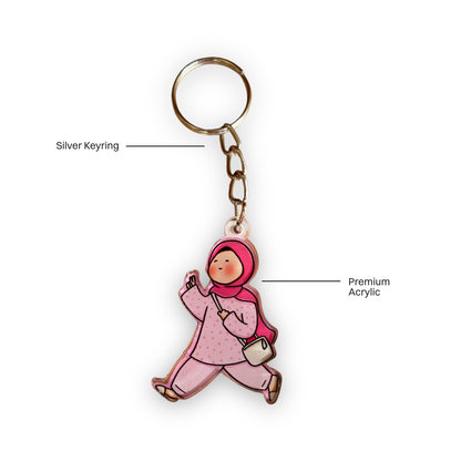 Hijabi On The Go Keychain