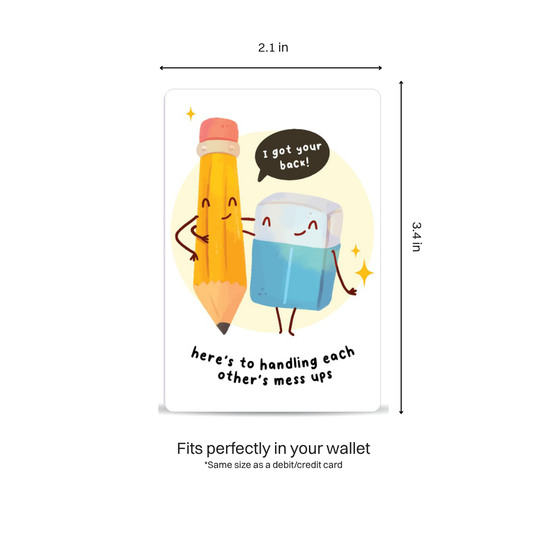 Eraser Wallet Card