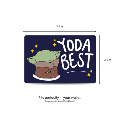 Yoda Best Wallet Card