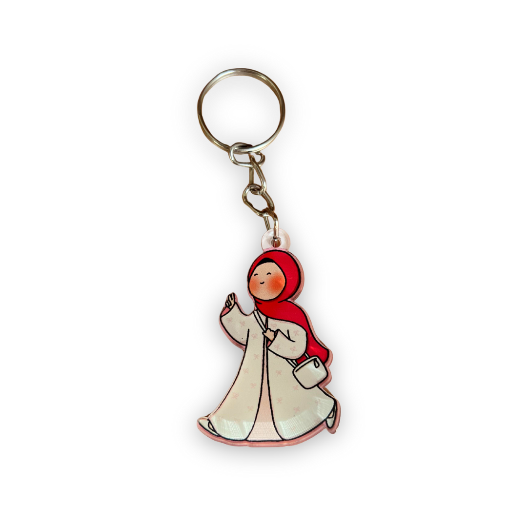 Hijabi On The Go Keychain