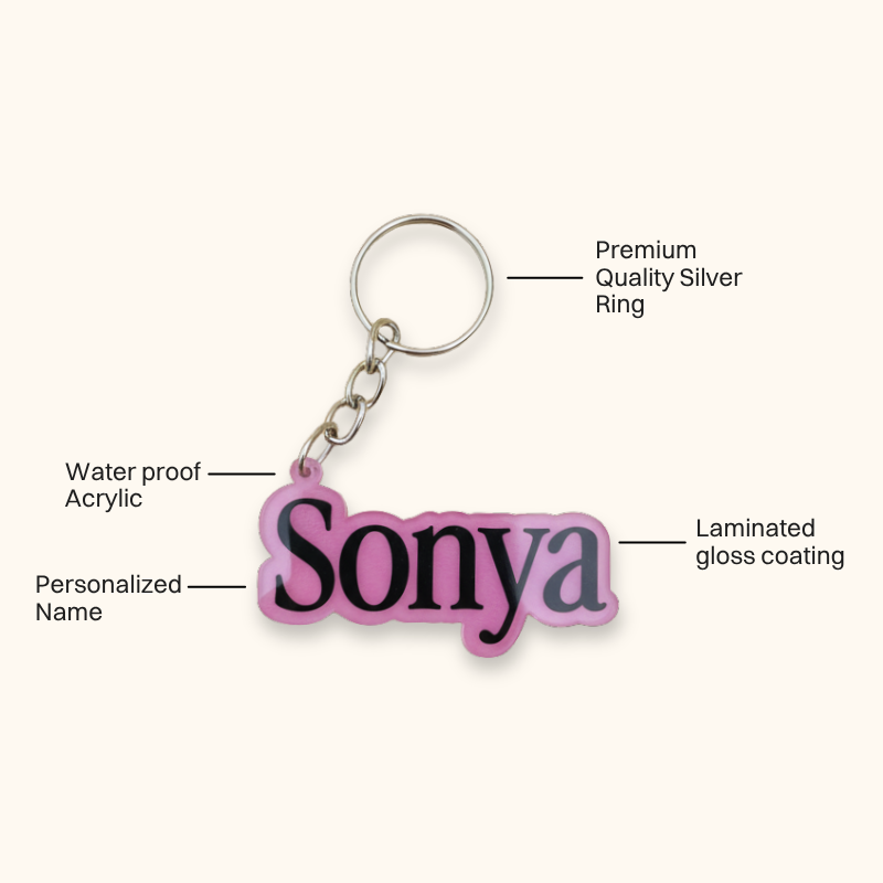Key My Name I Customized Name Keychain