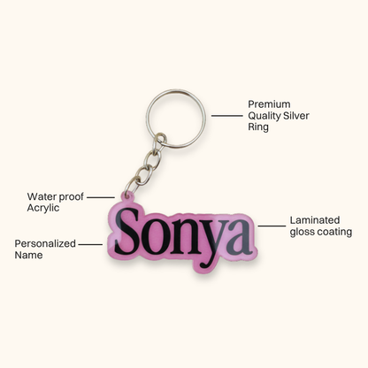 Key My Name I Customized Name Keychain