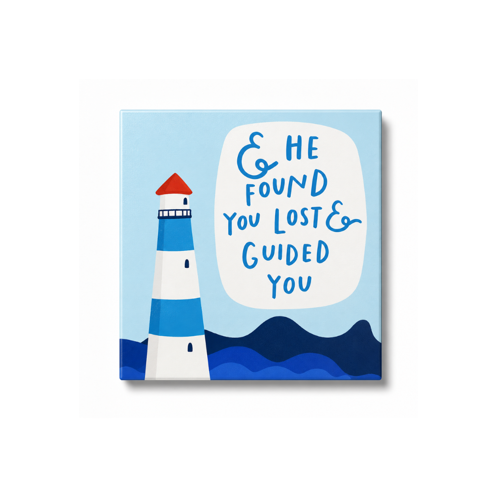 He Found You Lost & Guided You | Islamic Fridge Magnet