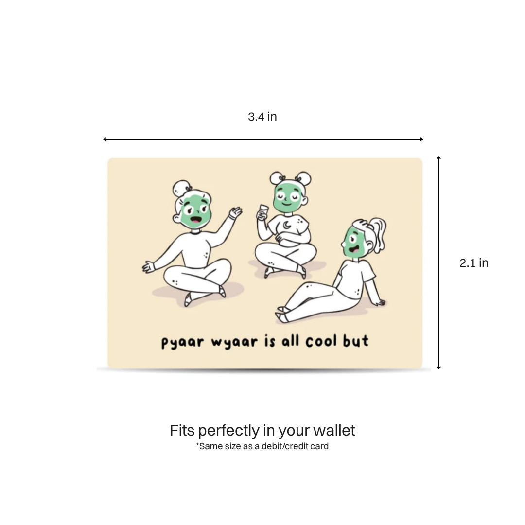 Girl Friendship Wallet Card