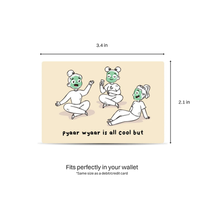 Girl Friendship Wallet Card