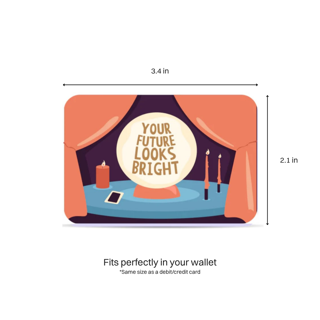 Bright Future Wallet Card