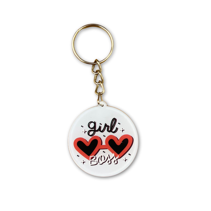 Girl Boss Keychain