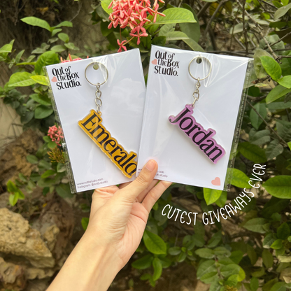 Key My Name I Customized Name Keychain